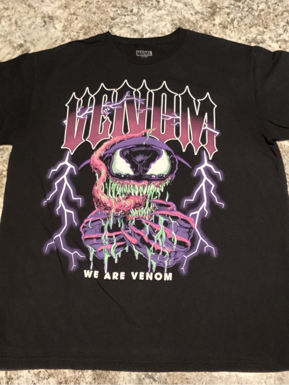 Marvel Venom Graphic Tee - Black